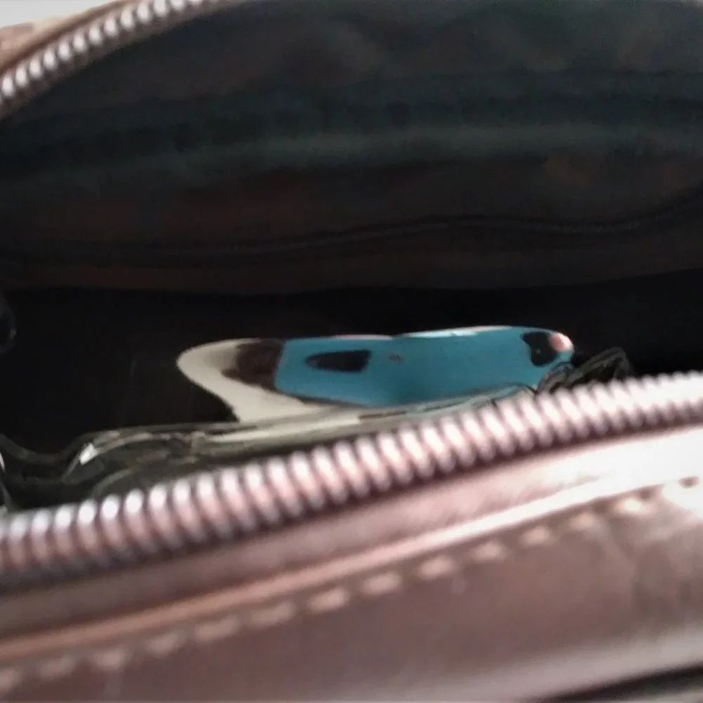 ORIGINAL PENGUIN. brown men's travel bag.